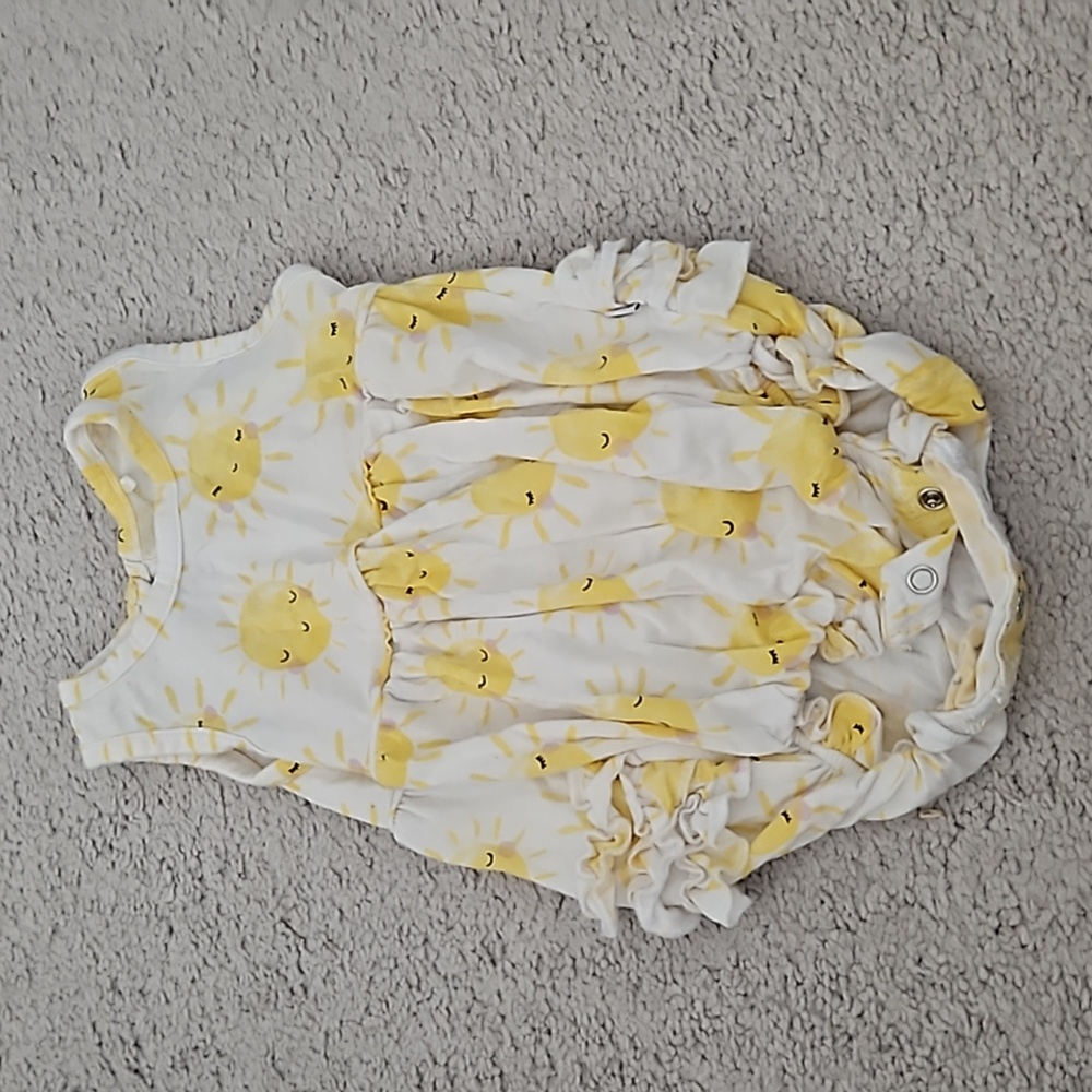 Little Sleepies Sunshine Bubble Romper Size 3-6M